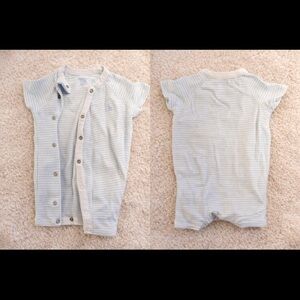 Polo by Ralph Lauren Blue Striped Bodysuit